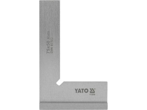 YATO KĄTOWNIK ŚLUSARSKI ZE STOPKĄ 75x50mm