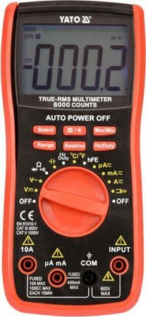 YATO MIERNIK CYFROWY UNIWERSALNY 73085TRUE RMS