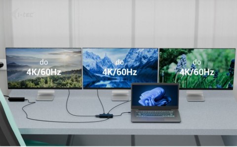 Stacja dokująca USB-C Triple 4K HDMI Video Adapter Power Delivery 100W