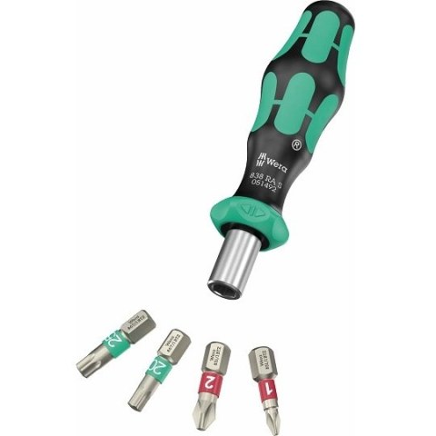 WKRĘTAK KRAFTFORM Z GRZECHOTKĄ + BITY 5 CZ. OPK. ŚWIĄTECZNE