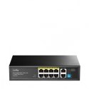 Przełącznik GS1010P 8-Port Gigabit PoE+ Switch, 2 Gigabit Uplink Ports 120W