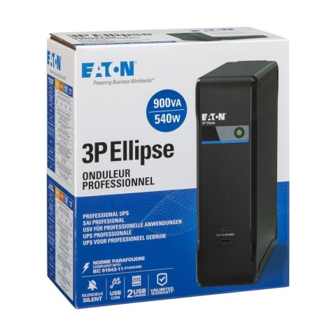 Zasilacz awaryjny 3P Ellipse 900 USB DIN 3P900UD