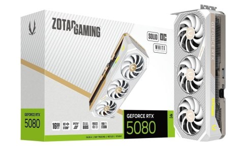Karta graficzna GeForce RTX 5080 SOLID OC 16GB GDDR7 256bit 3DP/HDMI biała