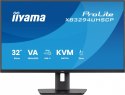 Monitor 31,5 cala XB3294UHSCP-B1.4K,VA,2xHDMI,DP,USB-C dock 95W, PIP,RJ45, 400cd, 2ms, 4xUSB, KVM,Sync,2x5W, HAS (150) PIVOT,