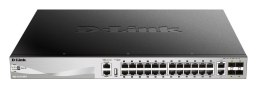Przełącznik DGS-3130-30PS 24GE PoE 4SFP+ 2x10