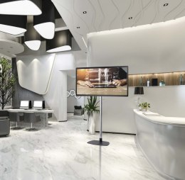 STDV100 Stend do monitorów 40-75 cali VESA 100×100 - 600×400 80 kg 250-1650 mm