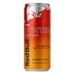Energy drink, Winter edition, karton 24szt , cena za 1szt, Red Bull Fuji jabłko imbir