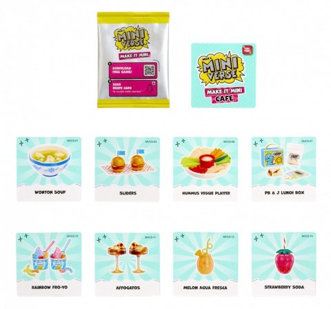 Figurki Miniverse Mini Kawiarnia jedzenie Mix