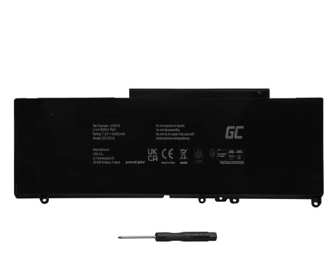 Green Cell bateria G5M10 0WYJC2 do Dell Latitude E5250 E5450 E5550
