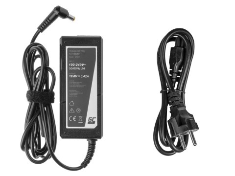 Green Cell do ładowarka / AC adapter 19V 3.42A 65W do Acer Aspire 5741G 5742 5742G E1-521 E1-531 E1-531G E1-570 E1-571 E1-571G