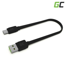 Green Cell kabel GCmatte USB-C Flat kabel 25 cm z szybkim ładowaniem