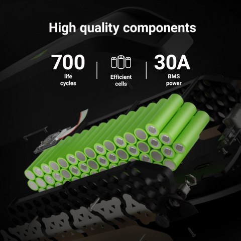 Green Cell®® GC PowerMove E-Bike bateria 36V 14.5Ah Li-Ion Down Tube z ładowarka