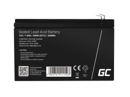 Green Cell VRLA AGM 12V, 2.1A, 7Ah
