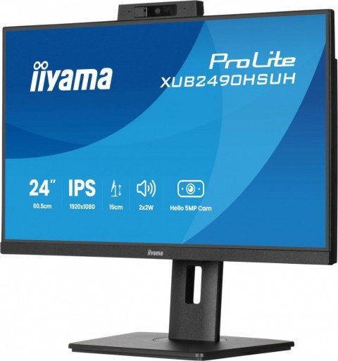 Monitor 24 cale XUB2490HSUH-B2 IPS,FHD,CAM,MIC,HDMI,DP
