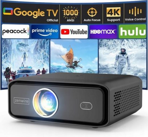 Projektor Zenwire E510H FULL HD 4K 500 Ansi Android 11 WiFi Autofocus