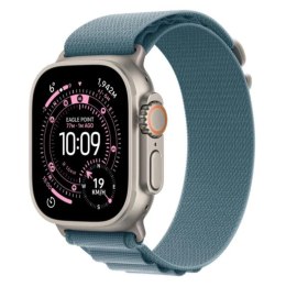 Watch Ultra 3 GPS + Cellular koperta 49 mm z tytanu w kolorze naturalnym, opaska Alpine w kolorze jasnoniebieskim - rozmiar L