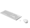 Klawiatura z myszą HP 230 Combo Bezprzewodowa Biała 3L1F0AA#ABB