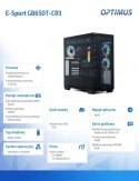 Komputer E-Sport GB650T-CR4 R7-7800X3D/32GB/1TB/RX 9060 XT 8G/W11