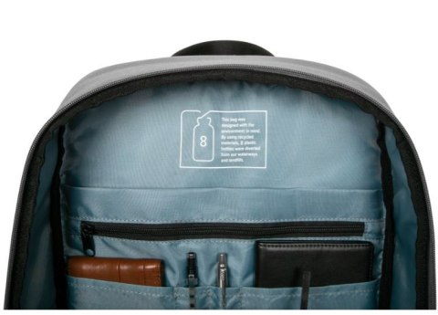 Plecak 16 cali Sagano EcoSmart Commuter czarno-zielony