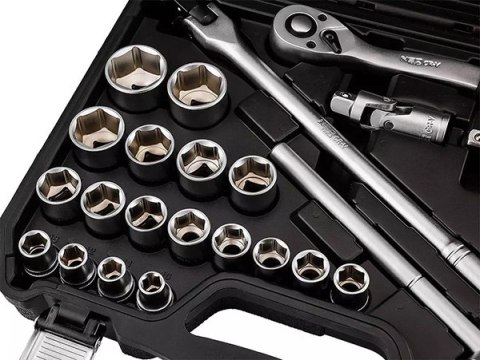 Zestaw kluczy nasadowych10-205, 25, rozmiar 1/2, walizka, NEO TOOLS