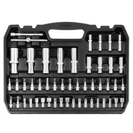 Zestaw kluczy nasadowych10-212, 108 szt, rozmiary 1/4 i 1/2, walizka, NEO TOOLS