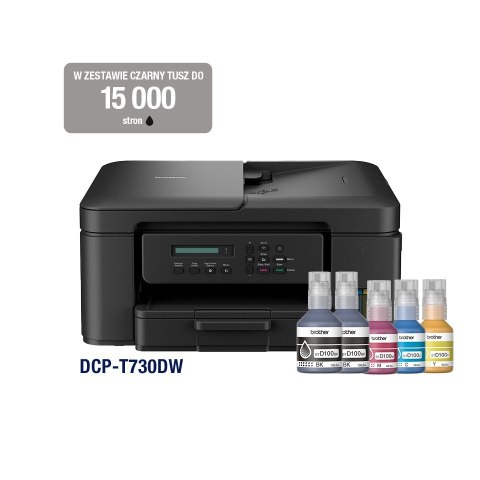 Urządzenie wielofunkcyjne DCP-T730DW RTS A4/USB/WiFi/ADF20/16ipm