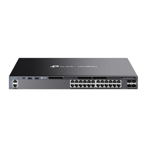 Przełącznik zarządzalny SG6428X Omada 24-Port Gigabit Stackable L3 Managed Switch with 4 10GE SFP+ Slots