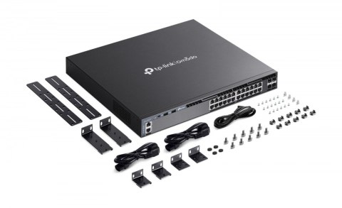 Przełącznik zarządzalny SG6428X Omada 24-Port Gigabit Stackable L3 Managed Switch with 4 10GE SFP+ Slots