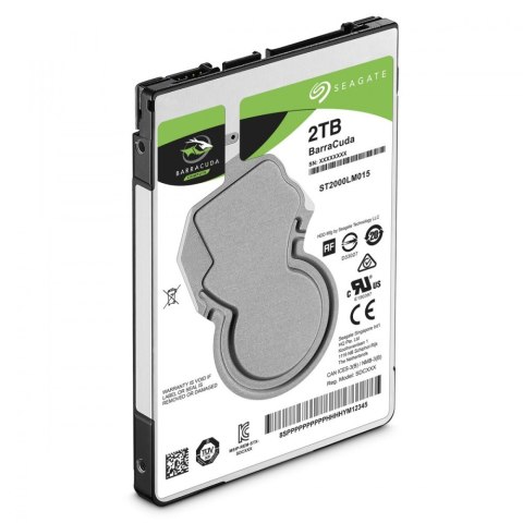 Dysk twardy BarraCuda 2TB 2.5 cala 128MB ST2000LM015