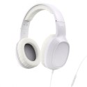 Słuchawki nauszne Fun C z mikrofonem białe