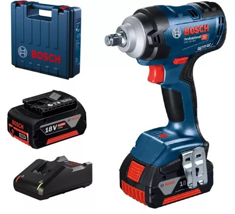 BOSCH KLUCZ UDAROWY 1/2" GDS 18V-400 2x5,0Ah 400Nm WALIZKA