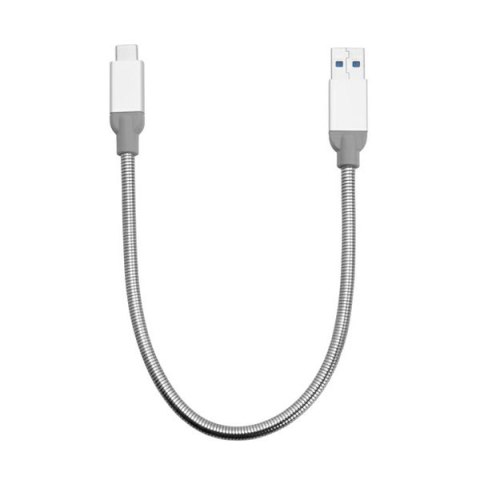 Verbatim USB kabel (3.1), USB A M - USB C (M), 0.3m, srebrny, box, 48868, EOL