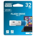 Goodram USB flash disk, USB 2.0, 32GB, UCO2, niebieski, UCO2-0320MXR11, USB A, z obrotową osłoną, EOL