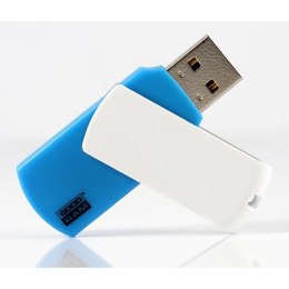 Goodram USB flash disk, USB 2.0, 32GB, UCO2, niebieski, UCO2-0320MXR11, USB A, z obrotową osłoną, EOL