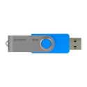 Goodram USB flash disk, USB 2.0, 8GB, Gooddrive UTS2, niebieski, bez nadruku BEZ OPAKOWANIA !!!wsparcie OS Win 7, EOL