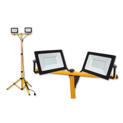 NAŚWIETLACZ LED NA STATYW 2*50W TIGA 4500K