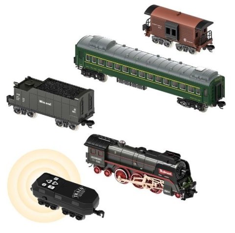 Zestaw z pociągiem na baterie światło dźwięk