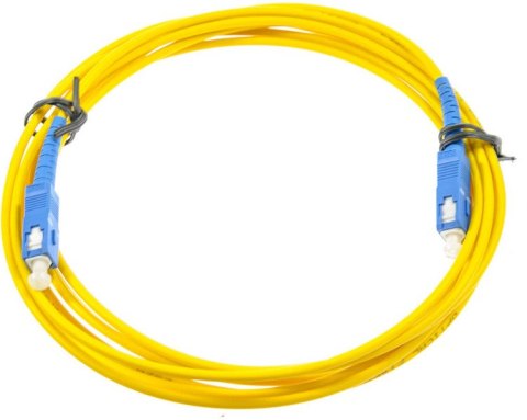 PATCHCORD ŚWIATŁOWODOWY SM SC/UPC-SC/UPC SIMPLEX 3.0MM 2m