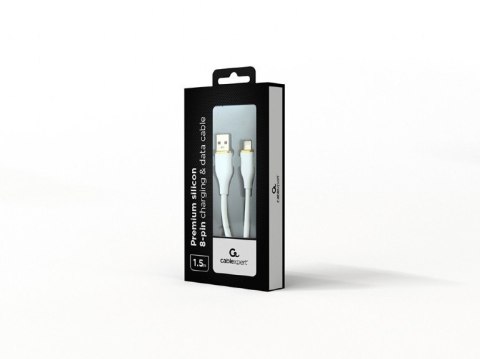 Kabel USB-A do 8pin ładowanie i tranfer danych, biały