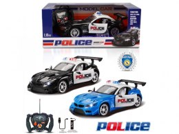 Auto policja R/C światło, otwierane drzwi