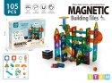 Klocki magnetyczne 105 elementów