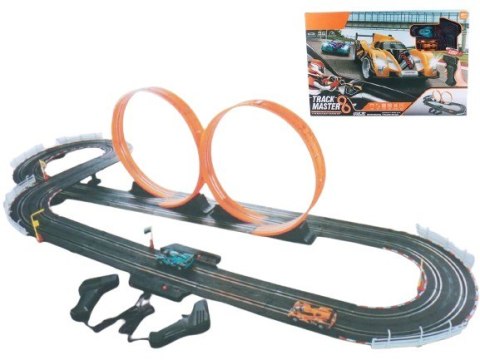 Tor samochodowy z dwoma pętlami