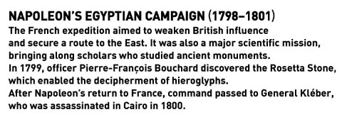 Klocki Wyprawa Napoleona do Egiptu 244 elementy