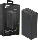 POWERBANK Greencell PowerPlay 30 30000mAh SZYBKIE ŁADOWANIE 22,5W 3x USB-C PD 1x USB-A
