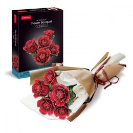 Puzzle 3D Bukiet kwiatów duży - Róże