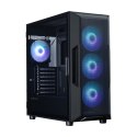 Obudowa I3 NEO V2 Mid Tower ARGB fan x4 czarna