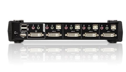Przełącznik 4-Port USB DVI Dual lin k/Audio KVMP CS1784A