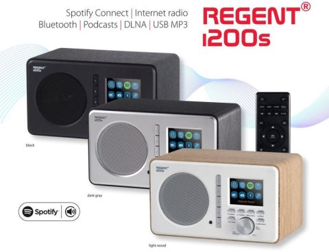 Radio Ferguson Regent i200s (Light Wood) (Spotify, DAB, FM, USB, AUX IN, Bluetooth)