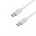 Kabel USB-C do USB-C 2.0/100W 200cm biały