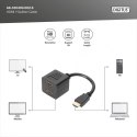 Kabel rozdzielacz/splitter HDMI HighSpeed 1080p 24Hz FHD Typ HDMI A/2xHDMI A M/Ż 0,2m Czarny